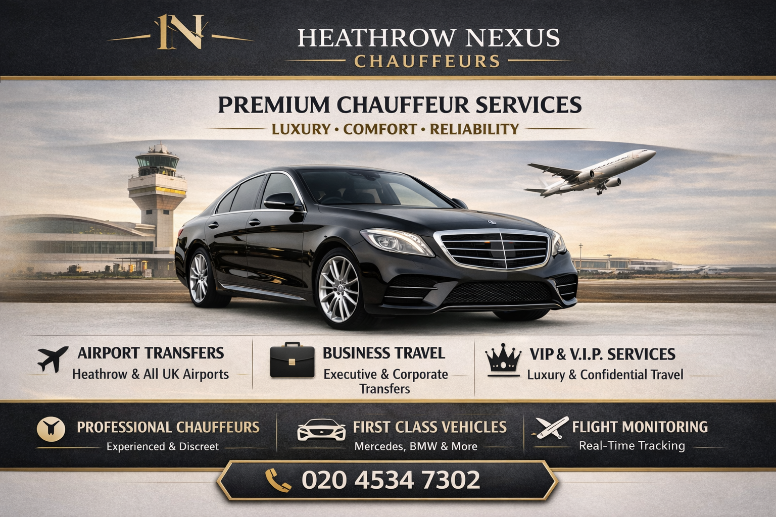 Heathrow chauffeur service for us travelers